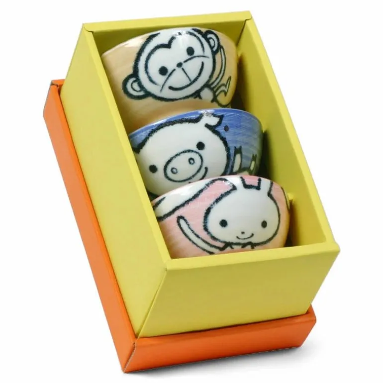 Animal Rice Bowl Set at Miya