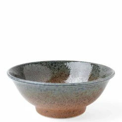 Blue Sand Crackle Bowl 8-1/2"