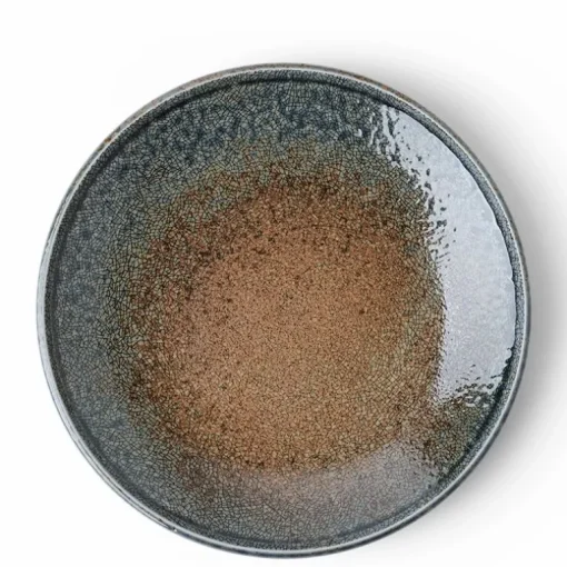 Blue Sand Crackle Dinner Plate 10-1/4"