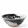 Bowl Blue Whale Waves 8"