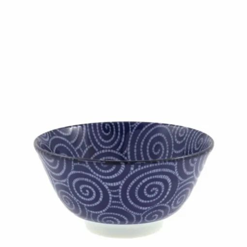 Bowl  Cobalt Cloud Swirls  5.75"