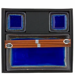 Cobalt Blue Sushi For Two Set