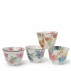 Floral Design Teacup Set Made in Japan Available at Miya.
