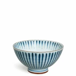 Hamon Blue Tokusa 4.5" Rice Bowl