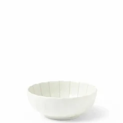 Kasa parasol lines make a simple elegant design for this ceramic bowl made in Japan available at Miya.