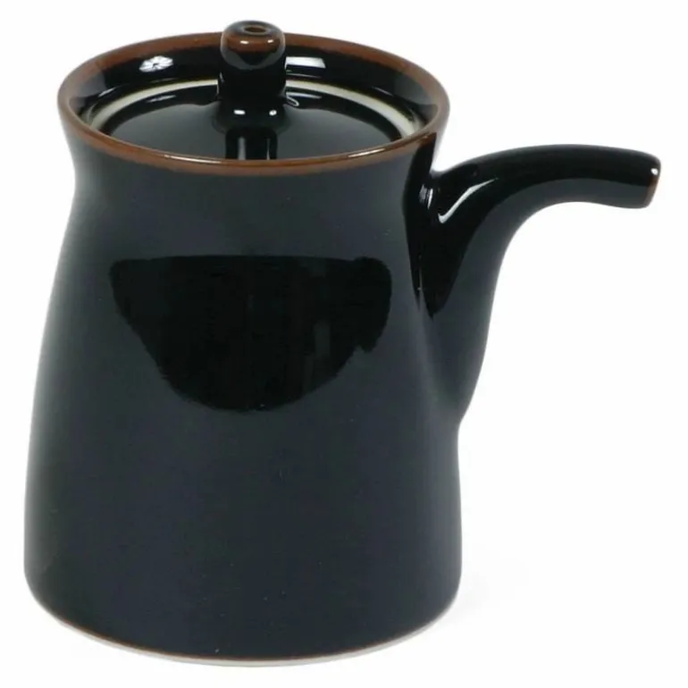 Mori Black G-type Sauce Pot at Miya