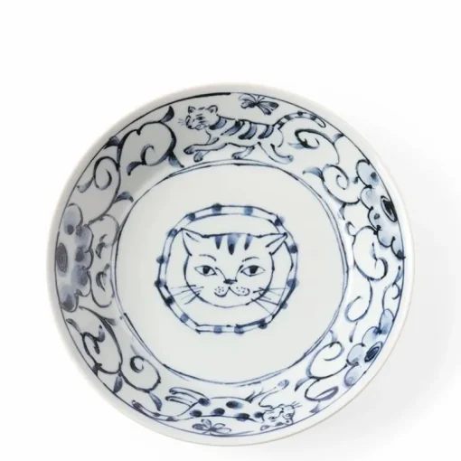 Plate 8" Cat Face