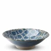 Rustic blue and brown tableware collection made in Japan available at Miya.