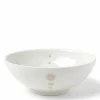 Satin White Dots 8-3/8" Bowl