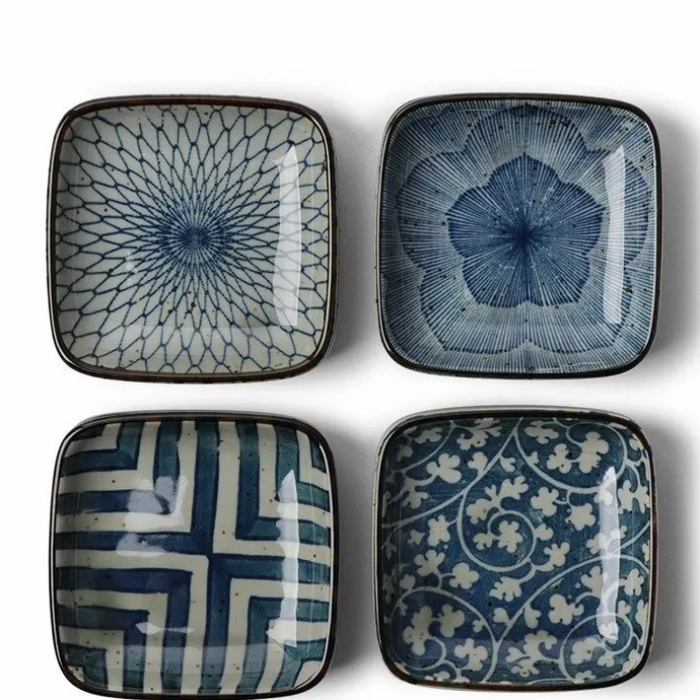 Sauce Dish 3.5" Vintage Set/4