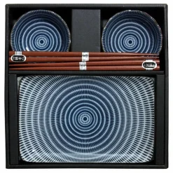 Sendan Blue Sushi Set