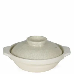 Sumi Kannyu White Donabe Casserole, 13 Oz.