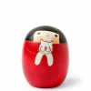 Usaburo Kokeshi Dolls handcrafted in Japan available at Miya.