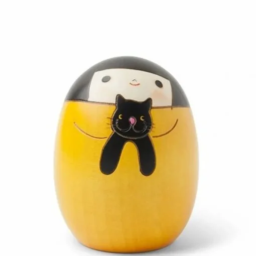 Usaburo Kokeshi Dolls handcrafted in Japan available at Miya.