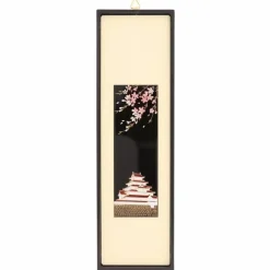 Wall Lacquer Art Sakura & Castle